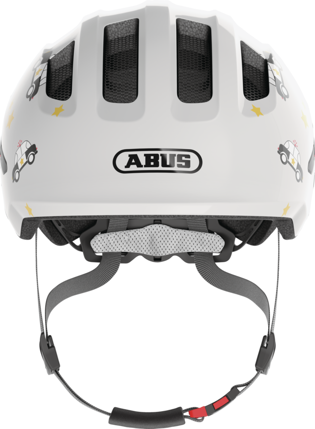Abus Smiley 3.0 Kinderhelm grey police S 45-50cm – Bild 4