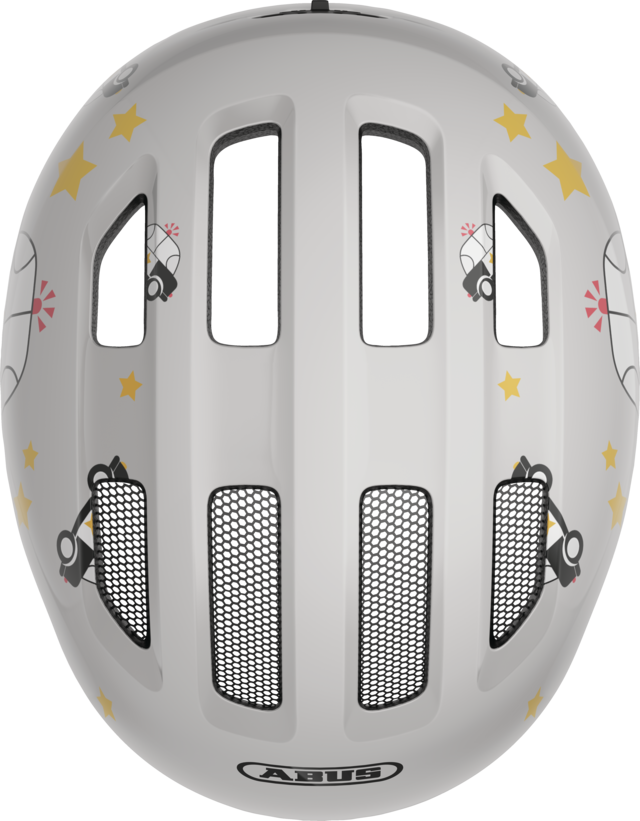 Abus Smiley 3.0 Kinderhelm grey police S 45-50cm – Bild 2