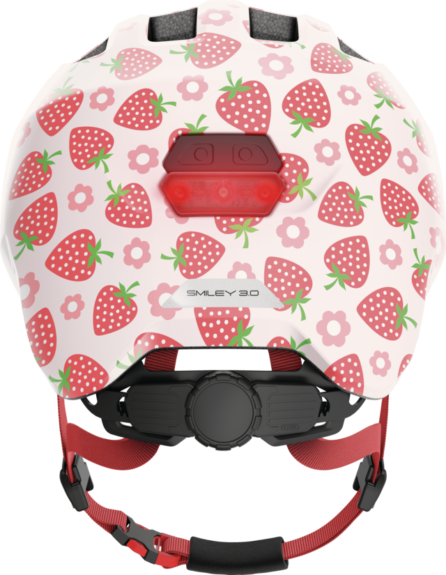 Abus Helm Smiley 3.0 LED rose strawberry S 45-50cm – Bild 3