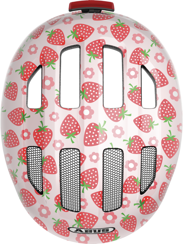 Abus Helm Smiley 3.0 LED rose strawberry S 45-50cm – Bild 2