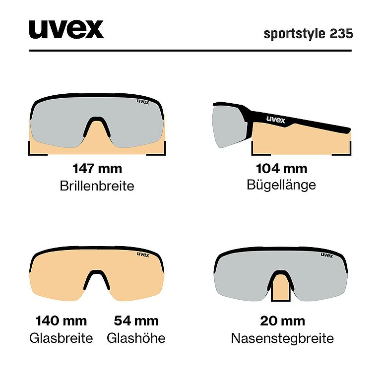 Uvex Sportstyle 235 Sonnenbrille – Bild 6