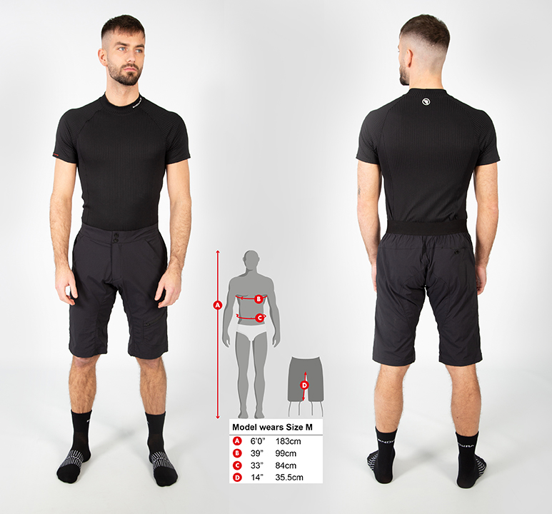 Endura Hummvee Lite Shorts mit Innenhose Schwarz - S – Bild 6