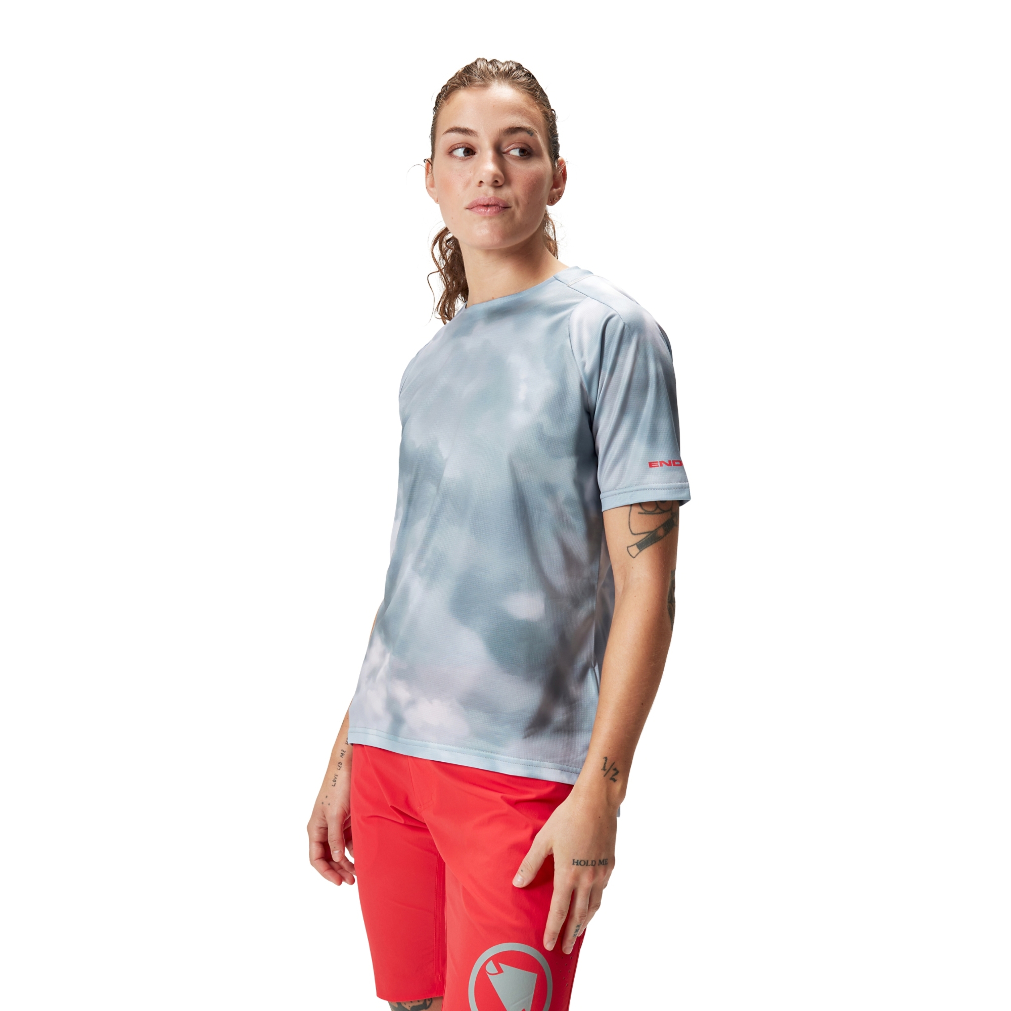 Endura Damen Cloud T-Shirt LTD Eintöniges Grau - M – Bild 2